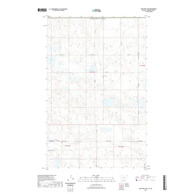 2020 Map of Lone Tree Lake, 2020 Print