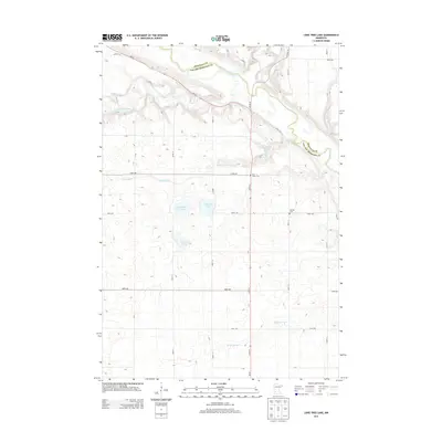 2013 Map of Lone Tree Lake, 2013 Print