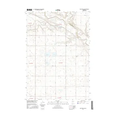 2016 Map of Lone Tree Lake, 2016 Print