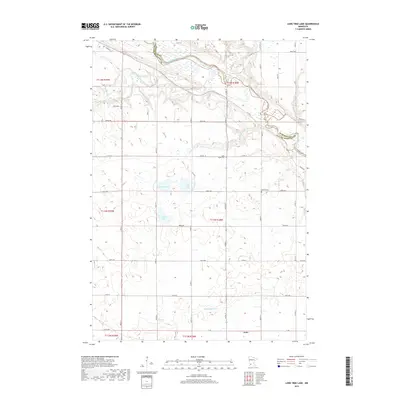 2019 Map of Lone Tree Lake, 2019 Print