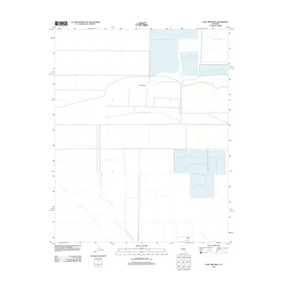 2012 Map of Lone Tree Well, 2012 Print