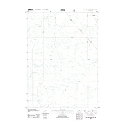 2012 Map of Lone Well Creek East, 2012 Print