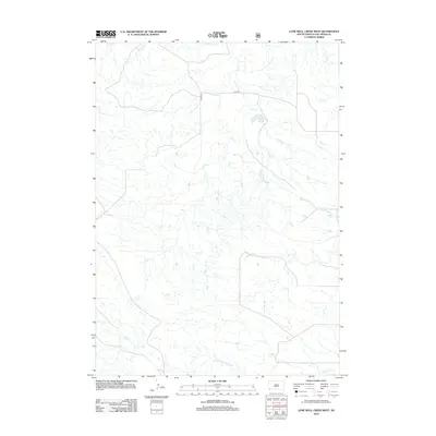 2012 Map of Lone Well Creek West, 2012 Print