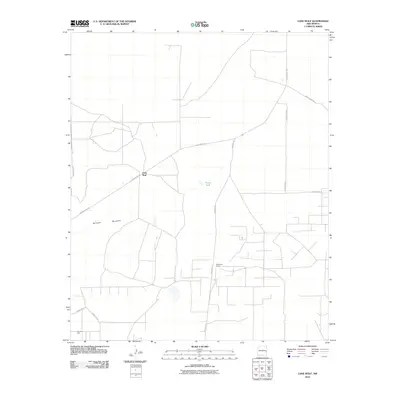2010 Map of Lone Wolf, 2010 Print