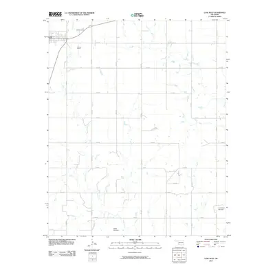 2010 Map of Lone Wolf, 2010 Print