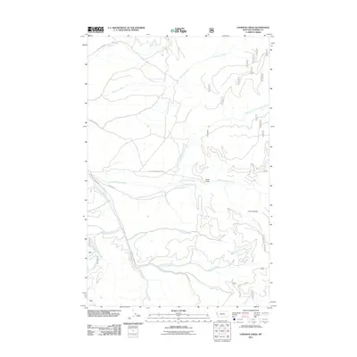 2011 Map of Loneman Creek, 2011 Print