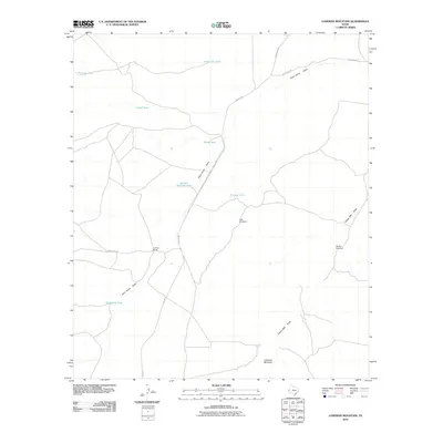 2010 Map of Loneman Mountain, 2010 Print