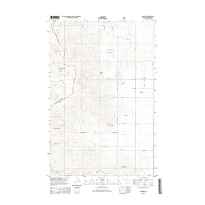 2014 Map of Lonepine, 2014 Print