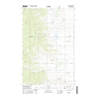 2017 Map of Lonepine, 2017 Print