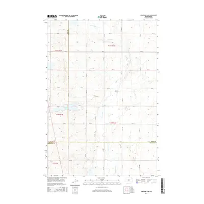 2015 Map of Lonesome Lake, 2015 Print