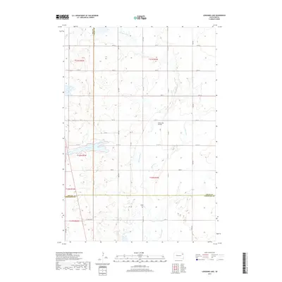 2017 Map of Lonesome Lake, 2017 Print