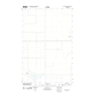 2011 Map of Lonesome Lake, 2011 Print