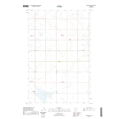 2020 Map of Lonesome Lake, 2020 Print