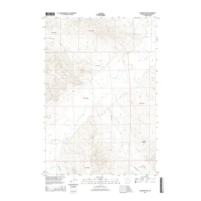 2014 Map of Lonesome Peak, 2014 Print