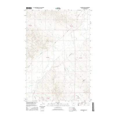 2017 Map of Lonesome Peak, 2017 Print