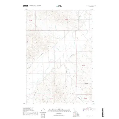 2020 Map of Lonesome Peak, 2020 Print