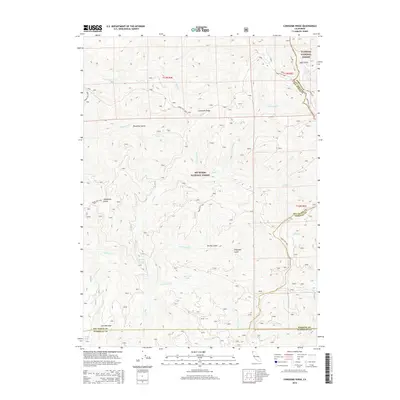 2015 Map of Lonesome Ridge, 2015 Print