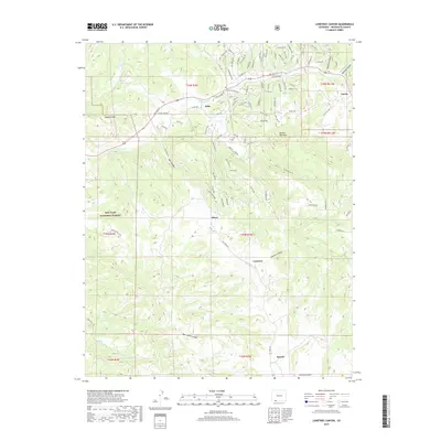 2019 Map of Lonetree Canyon, 2019 Print