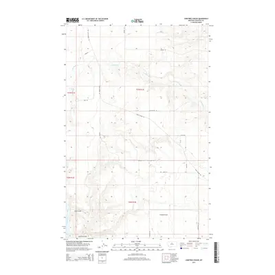 2014 Map of Lonetree Coulee, 2014 Print