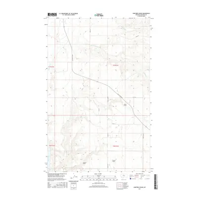 2017 Map of Lonetree Coulee, 2017 Print