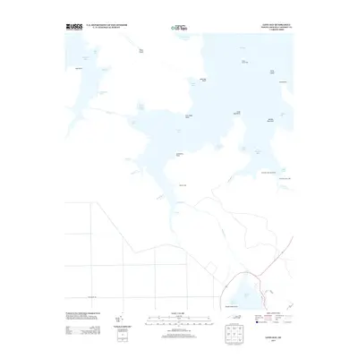 2013 Map of Long Bay, 2013 Print