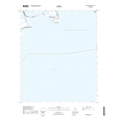 2018 Map of Long Beach OE S, 2018 Print