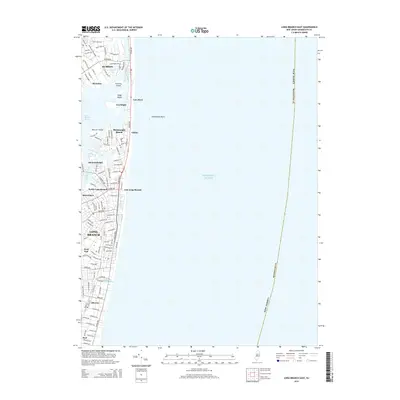 2014 Map of Long Branch East, 2014 Print