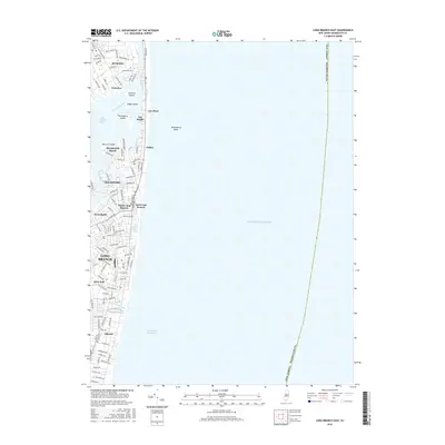2016 Map of Long Branch East, 2016 Print