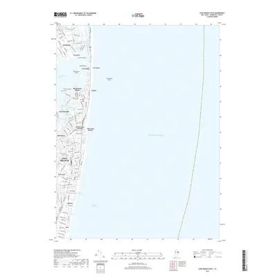 2019 Map of Long Branch East, 2019 Print