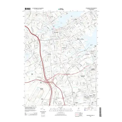 2014 Map of Long Branch West, 2014 Print