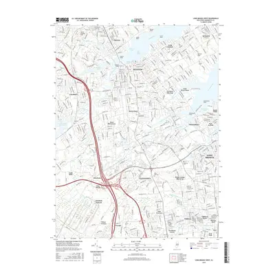 2016 Map of Long Branch West, 2016 Print