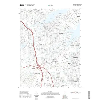 2019 Map of Long Branch West, 2019 Print