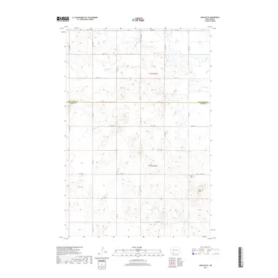 2017 Map of Long Butte, 2017 Print