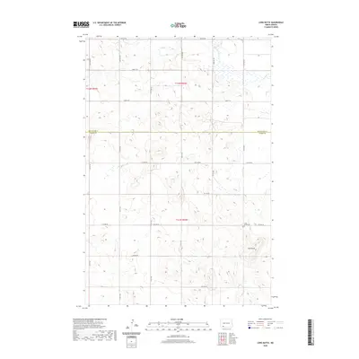 2020 Map of Long Butte, 2020 Print