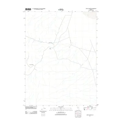2011 Map of Long Canyon, 2011 Print
