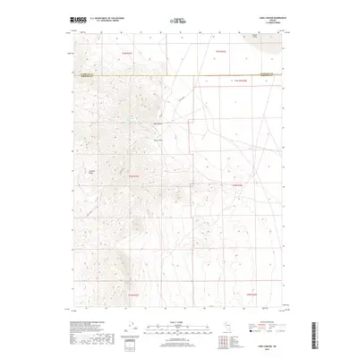2018 Map of Long Canyon, 2018 Print