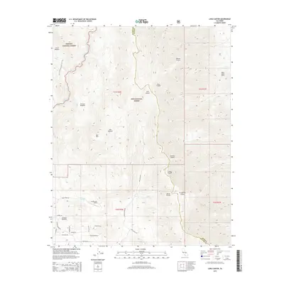 2015 Map of Long Canyon, 2015 Print