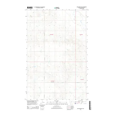 2014 Map of Long Creek East, 2014 Print