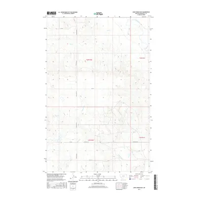 2017 Map of Long Creek East, 2017 Print