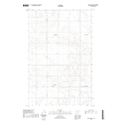 2020 Map of Long Creek East, 2020 Print
