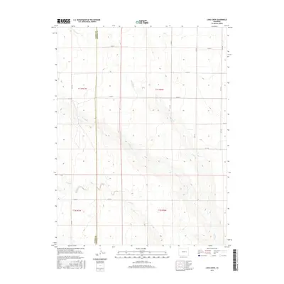 2016 Map of Long Creek, 2016 Print