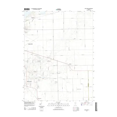 2015 Map of Long Creek, 2015 Print