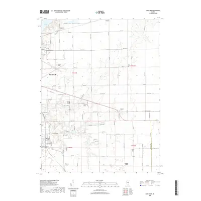 2018 Map of Long Creek, 2018 Print