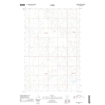 2020 Map of Long Creek West, 2020 Print