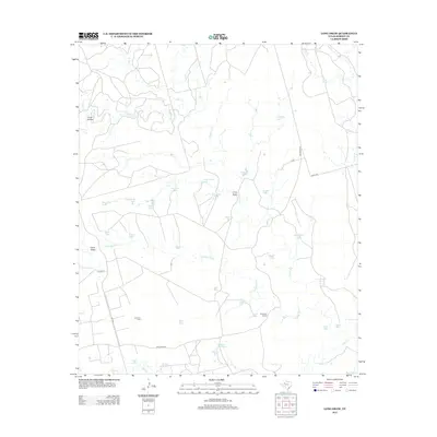 2012 Map of Long Draw, 2012 Print
