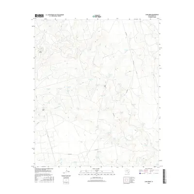 2016 Map of Long Draw, 2016 Print