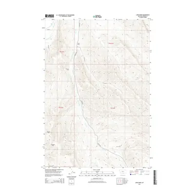2014 Map of Long Draw, 2014 Print