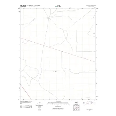 2010 Map of Long Draw, 2010 Print