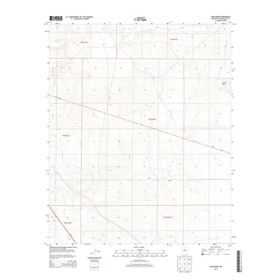 2013 Map of Long Draw, 2013 Print