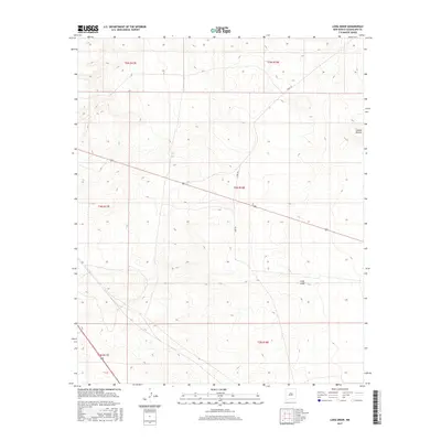 2017 Map of Long Draw, 2017 Print